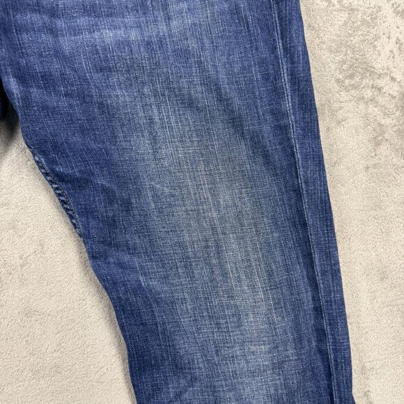 Levis Flex 514 Straight Performance Stretch Mens Blue Medium Wash Denim Jeans - Picture 4 of 7